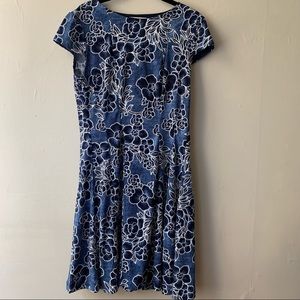 NWT blue Hawaiian floral dress